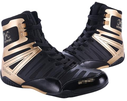 Fitness Schuhe Running Shoe Leichte,rutschfeste Wrestling-Stiefel wasserdichte VerschleißFeste FüR Bodybuilding Kraftsport