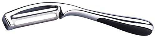 SOESFOUFU Pelador De Verduras Acero Inoxidable 885b Blanco Níquel Mate Herramienta Manual Para Cocina Doméstica Pelador De Patatas Compacto y Portátil