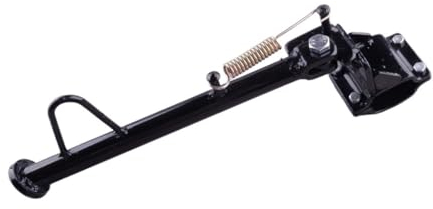 LUTFI Fahrräder Motorradständer Ständer Schwarz Motorrad Power Support Ständer Klammer Parkplatz Seitenständer Bein Fuß Eisen Fit Für ATV Quad Bike Buggy, LUTFI