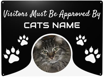 Schilder – Blechschilder selbst gestalten - Personalisierte Schilder mit Ihrem Foto, Text, Logo, individuelles Wandschild, dekorative Hausschilder, Warnschild für Büro, Arbeitsplatz, Lieferschilder