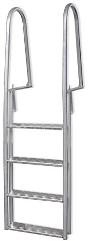 Pool & Spa Échelle 4 marches en aluminium pour piscine et spa 167 cm