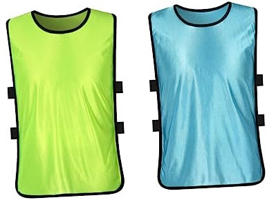 KOMBIUDA Fußball-Trainingsweste Aus Polyester Ärmellos Sommerfest Für Kinder Und Spielteams Schnell Trocknend Dem Spielfeld