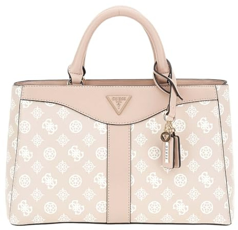 GUESS Dorys Luxury Satchel Sand Logo