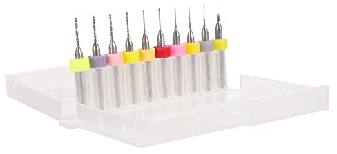 Operitacx 3 Series Perforar Tungsteno Brote De Perforación Miniatura Taladro Espiral Acero Brocas Para Ejercicios Manuales Brocas De Herramienta Rotativa Para Metal Mini 10 Piezas*3