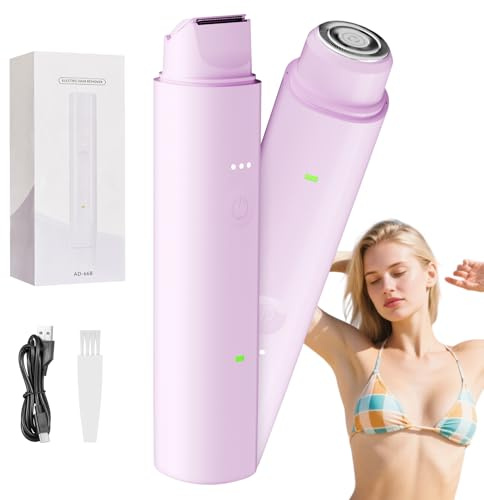 2026 New Lady shavers for Women,2 in 1 Double Head Razor,USB Rechargeable Waterproof,Wet & Dry,for Face Body Armpit Bikini Leg Hair Removal