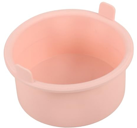 BEBEMOKO Silicone Wax Melt Pot Warmer Liner Heat-resistant Non-stick Inner Bowl for Hair Removal Waxing Heater Pink