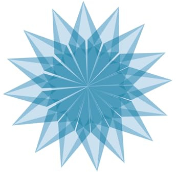 Faltblätter Transparentpapier, 14 x 14 cm, 42g/qm, 100 Blatt (Hellblau)