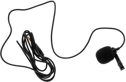 MAGICLULU Professionelles Kabel Omnidirektionales Kondensator ansteckmikrofon für Podcast Aufnahme und Remote Teaching Kompatibel mit Smartphone Soundkarte und Kamera Geräuschreduzierung