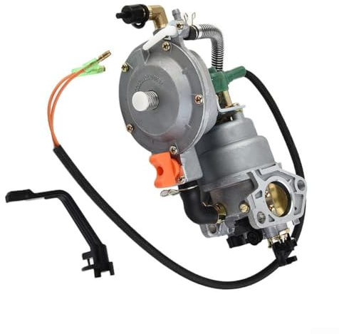 Zoegneer Carburatore a doppio combustibile per uso a GPL su generatori 100155 e 100230, progettato per 7000W a 9000W di uscita con motori 439cc, pronto per l'installazione con interfaccia standard