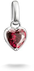 THOMAS SABO Connect Charm Pendant Birthstone Collection made of 925 sterling silver