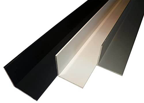 B&T Metall Aluminium Winkel anthrazit RAL 7016 40x20x2mm,2000 mm Lang | pulverbeschichtet, anthrazit RAL 7016 ALLSEITIG