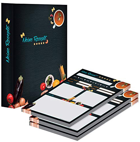 PRICARO Rezeptordner mit Rezeptblock Buon Appetito, A4
