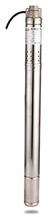 SHYLIYU 1/2HP Stainless Steel 2 OD Pipe Submersible Bore Pump 1/2 inch Outlet Water Pump 220-240V, 60Hz, Deep Well Pump Screw Submersible Water Pump for Industrial and Home Use