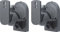 Goobay Wandlautsprecherhalterung – Universalhalterung für Lautsprecher (3,5 kg) – 20° Neigungs- & 70° Schwenkverstellung – sichere und einfache Installation – werkzeuglose Ausrichtung –Schwarz 49393