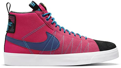 Nike SB Zoom Blazer Mid Premium, Rush Pink Deep Royal Blue Laser Blue, 39 EU