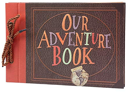 Fozriybefy Handgemachtes DIY Vintage Album - Unser Abenteuer Buch - Familie Sammel Foto Album