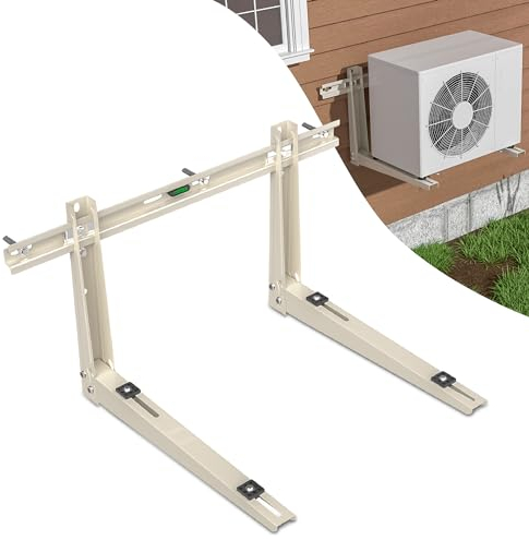 Soporte de montaje en pared dividido: soporte de pared para unidades de aire acondicionado mini split de 7000 9000 12000 18000 24000 30000 36000 BTU, soporte de condensador universal de montaje en