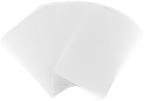 HOMSFOU Pouches Per Plastificazione Trasparenti 200 Fogli Pellicola Protettiva Impermeabile Per Foto E Documenti Compatibile Con La Maggior Parte Dei Laminatori Termici Casa Ufficio Negozio