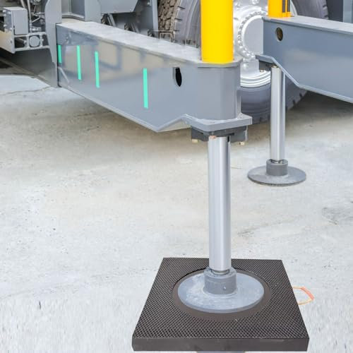 Ausleger-Pad Wagenheber Gummiauflage Jack Pads 1,2/1,6/2/2,4/2,8/3,1 Zoll Dicke Ausleger-Pad Hochbelastbar RV Jack Pads, Wasserdicht Unzerbrechlich Kran/Anhänger/Abschleppwagen/Servicewagen Stabili