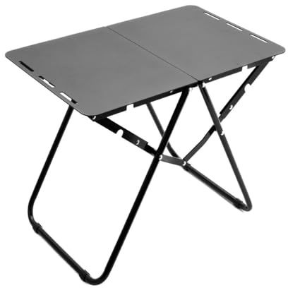 LAPADULA Mesa de Salón Mesa Plegable for Exteriores, Material de aleación de Aluminio, Mesa de Picnic for Barbacoa, portátil Mesa Auxiliar(A)