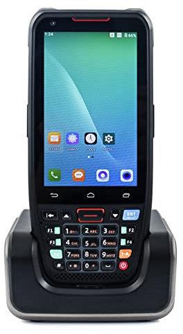 PDA-Geräteterminal 4 Zoll Mobile 1D 2D-Unterstützung 2 3 4G BT-Kommunikation Barcode-Scan-Engine-Terminals IP66 für Supermarkt, Restaurant, Lager, Einzelhandel (EU-Stecker)