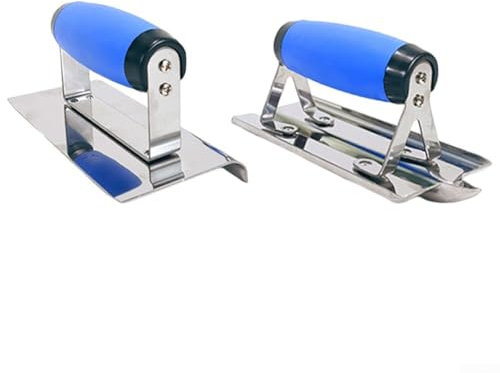 Cazzuola in acciaio inox di alta qualità, perfetta per una varietà di attività di costruzione (A)