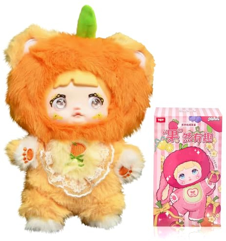 XiDonDon Nommi Interesting Fruit Series Cute Vinyl Face Doll Random Design Action Figures Collectible Toys Home Decorations (Single Box)