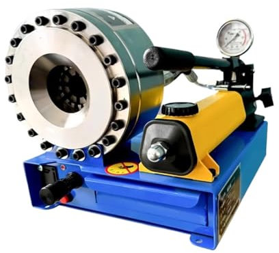 Pressa Idraulica Manuale For Tubi, Pressa For Tubi Ad Alta Pressione For Uso Domestico, Macchina For Crimpatura Di Tubi Antideflagranti Con 7 Stampi