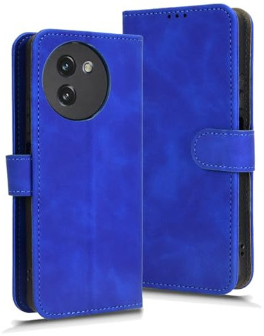 GOGME Libro de Cuero Funda para DOOGEE Note 59 / Note 59 Pro, Premium PU/TPU Flip Case Billetera Carcasa con Ranuras para Tarjetas y Soporte Plegable.Azul