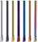 Cunlvyyds 7PCS pailles à cuillère pailles Deux en Un réutilisables en Acier Inoxydable Large Ouverture 0, 4 Pouces ronflement Paille Facile à Nettoyer Paille cuillère, métallique