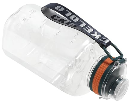 BESTonZON Boccetta Sportiva Trasparente Unisex Grande Capacità Per Palestra e Attività All Aperto Borraccia Riutilizzabile Di Plastica Resistente Per Idratazione Quotidiana