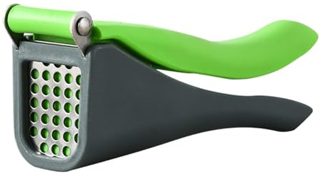 Pressa manuale aglio - Utensile manuale in acciaio, tritatutto portatile con aglio macchina leggera per verdure | Componenti rimovibili di lunga durata per un facile lavaggio Accessor
