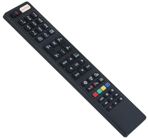 VINABTY Télécommande universelle de rechange pour Hitachi/Bush/Polaroid TV 30094759 43HB6T72U 48HB6T72U 49HK6T74U 50HB6T72U 55HB6T72U 55HK6T74UA P55FS0756A P50D300FP P2 4D3000. FP P32FS1956A