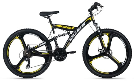 WYLD Mountainbike Fully 26'' Topspin schwarz (Schwarz-Gelb)