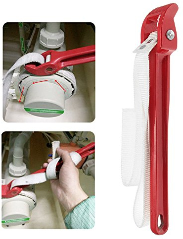 Llave de correa de filtro de aceite, correa ajustable de 85 cm Llave de correa de filtro de aceite para atornillar / desatornillar accesorios de PVC