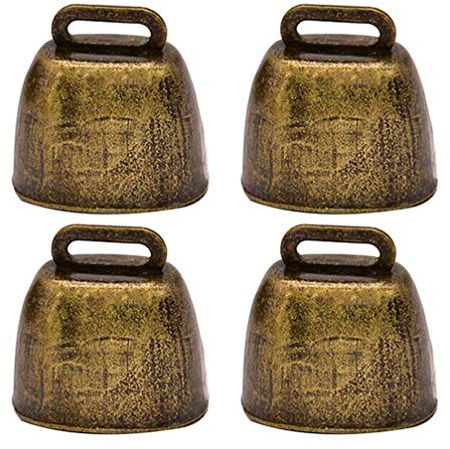 YARNOW Viehglocke Aus Eisen Kleine Glocke 1.50In X 1.38In Landwirtshaft Zubehör Für Kuh Schaf Pferd Anti-Verlorene Tierglocke Mit Klarem Klang Und Langlebigem Design