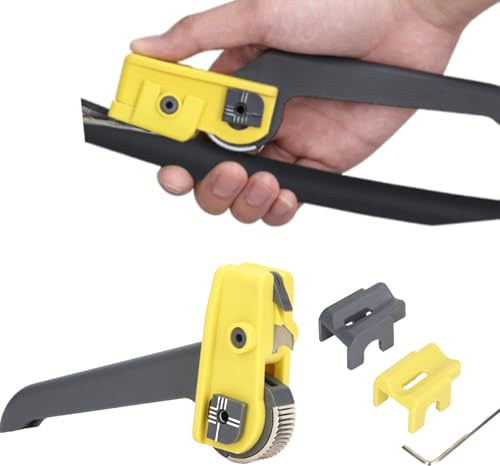 Abisolierzange Längsschneider, Lwl Kabelabisolierer Abisolierwerkzeug Für Kabel 25mm, Handbuch Lichtwellenleiter Kabel Abisolierer Längs Kabelschneider Kabelmesser Für Optische Kabel
