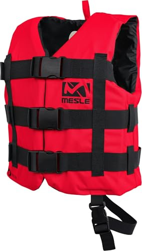 MESLE Giubbotto di Galleggiamento Adult Rental H600, Aiuto al Galleggiamento per Noleggio, Uomo e Donna, Gilet 50N SUP, Kayak, Impact Vest Wakeboard, Sci Nautico, Jet Ski