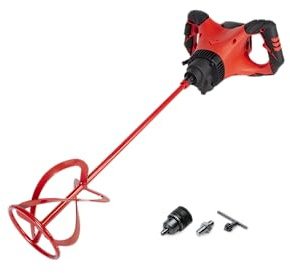 RUBI | Rubimix-9 Supertorque + Mandrin 1800W 230V 50/60HZ | Malaxeur Électrique à Couple Éleve Facilite un Mélange Homogène des Matériaux et Empêche la Création de Bulles et/ou de Grumeaux |