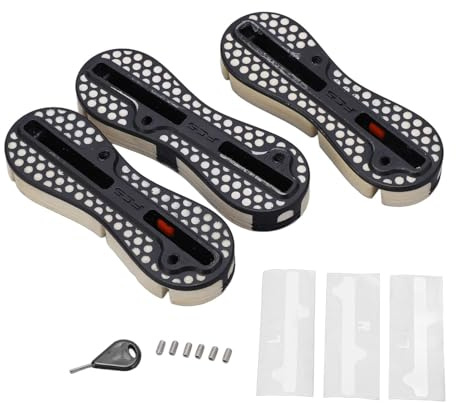 SUNGOOYUE Scatola per Pinne per Tavola da Surf, a Forma di Tazza Rotonda in PVC con Rete a Griglia, Coda per Timone, Slot per Pinne, Sostituzione del Ponte per Il Surf