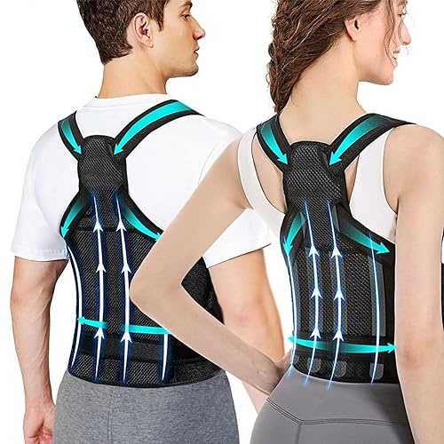 JINGSHUBO Haltungskorrektur Rücken Damen und Herren，Rücken Geradehalter，Back Posture Corrector，Lendenwirbelstütze Verstellbarer Rückenposenkorrektor