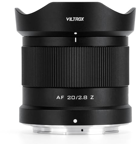 VILTROX 20mm F2.8 Z-Mount Full Frame AF Prime Wide Angle Lens for Nikon Z Mount Z8 Z9 Z6 Z7 Z6 II Z7 II Z5 Z5