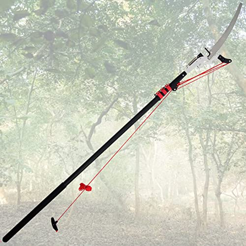 Teleskop-Baumschere, Hochentaster, ausziehbare Baumsäge mit großer Reichweite, Baumscheren zum Beschneiden und Trimmen von Ästen und Blättern