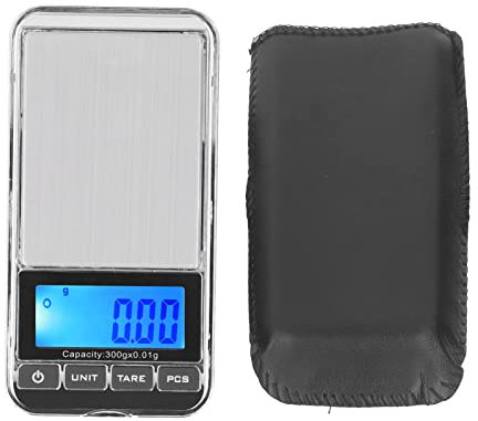 Taschenwaage, Schmuckwaage, Digitale Grammwaage, Lebensmittelwaage, Digitale Küchenwaage, Tragbare Digitale Waage Mit LCD-Display Für Juweliergeschäft Und Zuhause(500g/0.01g)