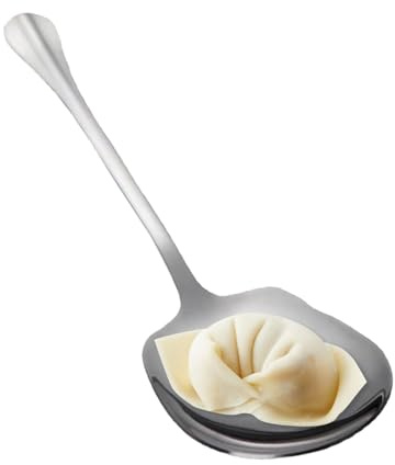 Goowafur Serving Spoons for Buffet, Extra Large Stainless Steel Spoons, Kitchen Flatware, Ergonomic Salad Serving Utensils for Buffet and Banquet Service