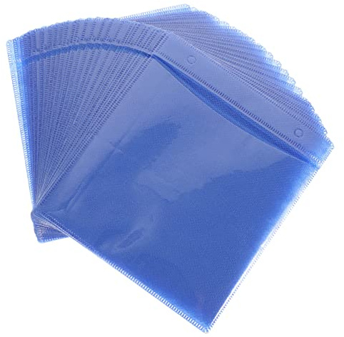 MERRYHAPY 200stücke Cd-hüllen aus Pp-Material DVD-aufbewahrungshüllen Cd- DVD-Organizer Schützt vor Kratzern zur Lagerung Wiederverwendbar Zufällige Farbe