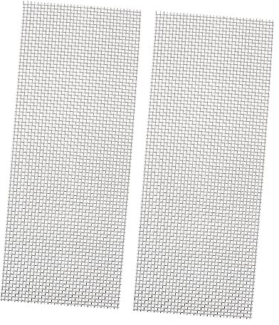 SUPVOX 2pcs Stainless Steel Filter Mesh Fine Wire Mesh Roll for Aquarium Moss Net