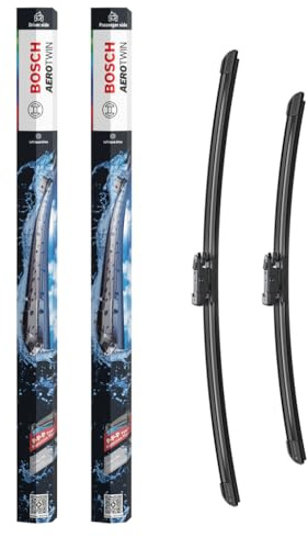 Bosch Aerotwin Aerotwin eA 696 S Front-Scheibenwischer - Set mit 2 Ersatz-Scheibenwischern und vormontiertem Multi-Clip-Adapter - 2 Wischblätter, 550 mm und 450 mm - in platzsparender Verpackung
