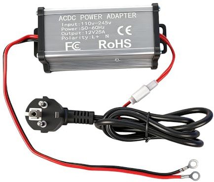 Transformateur LED 12 V adaptateur d'alimentation, transformateur 230 V à 12 V LED pour 5 kW 8 kW, transformateur de courant pour caravane, camping-car, garage ou intérieur