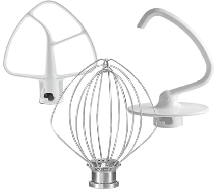 Set di 3 accessori for planetaria - Frusta a filo ricambio K45WW / Gancio for impastare K45DH for mescolare K45B